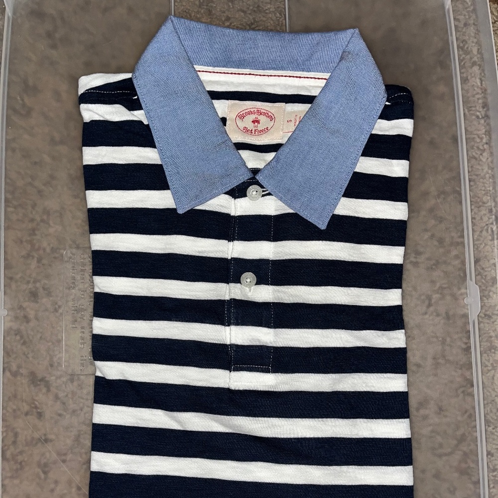 Brooks Brothers Stripe Polo Shirt